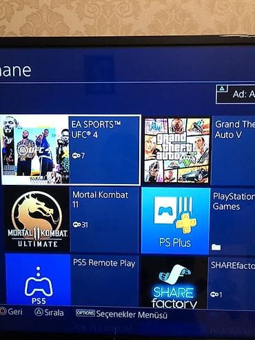 Digər oyun və konsollar: Sony PlayStation 4 (PS4) oyun konsolu İdyaldı reyal alıcı vp yazsın — 5