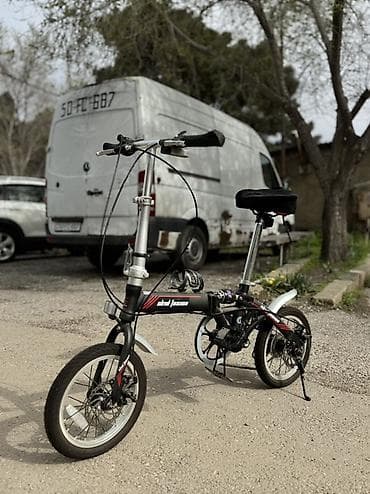 teker velosiped: Qatlanan mini velosiped – şəhər üçün yığcam və praktik model - — 9
