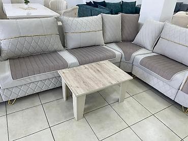 dəri divan: Künc divan, Yeni, Parça, Pulsuz çatdırılma — 8