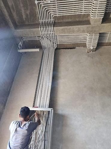 Peşəkar elektrik montajı və kabel sistemlərinin quraşdırılması xidməti