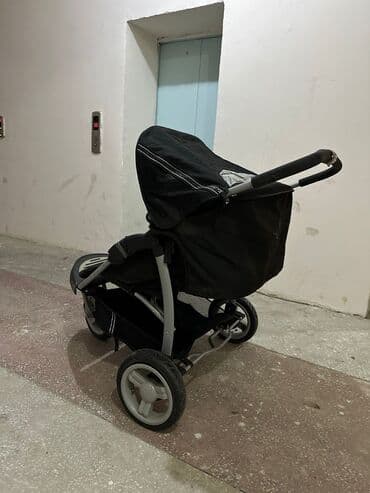 əkizlər və üçəmlər üçün gəzinti uşaq arabaları: Üçtəkərli araba — 2