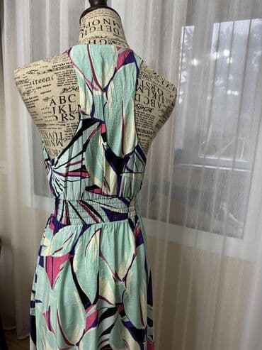 don qisa: Zərif ziyafət geyimləri dəsti - Model 1: Uzun, bənövşəyi-mavi — 8