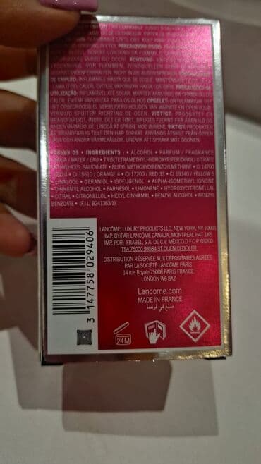 amber elixir eau de parfum: Lancome-dan Miracle Eau de Parfum. Qablaşdırılmış, 30 ml-lik sprey — 4