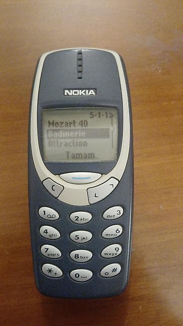 Nokia 3310, цвет - Серый, Кнопочный