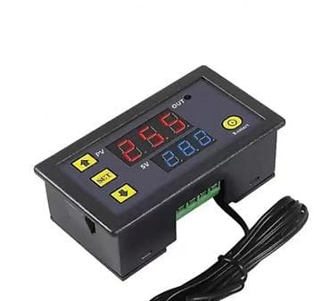 Inkubator üçün termostat ve rele 12 ve 220 voltla Bu rəqəmsal