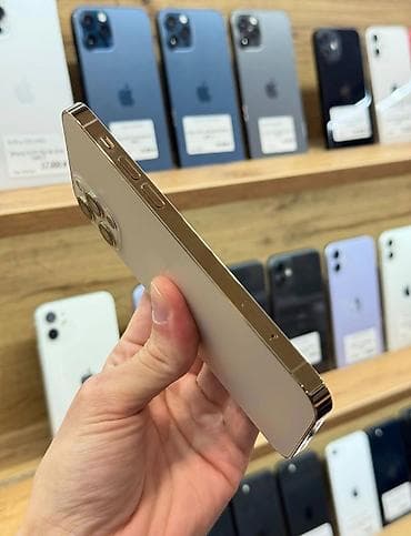 iphone хs: IPhone 12 Pro, 128 GB, Qızılı, Zəmanət, Simsiz şarj, Face ID — 2