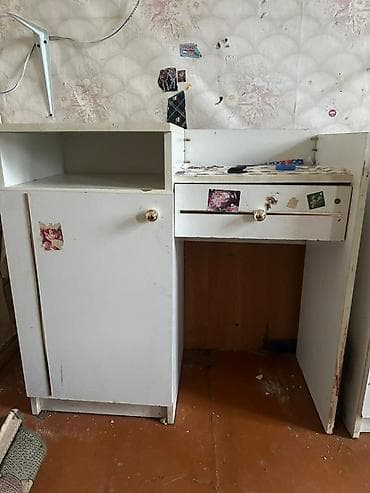 2 ci el dolab: Ağ rəngli mebel dəsti Tərkibi: - İkiqanadlı şkaf: üstdə rəf, geyim — 1