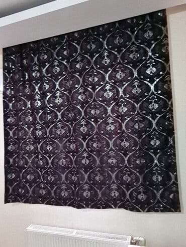 məxmər məhrəbalar: İşlənmiş, Vilyur Pərdə, rəng - Qara, Ünvandan götürmə — 7