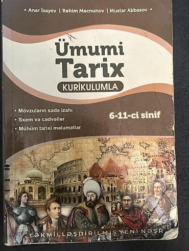 Məhsul: “Ümumi Tarix – Kurikulumla” (6–11-ci sinif) Müəlliflər: Anar