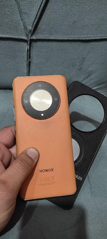 honor 8x ekran qiymeti: Honor X9b, 256 GB, rəng - Narıncı, Kredit, Sensor, Barmaq izi — 1