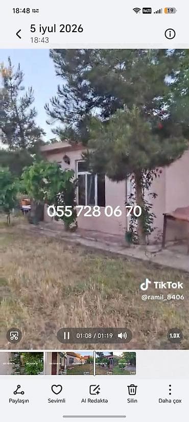 2 otaqlı ev: Ferma və həyət evi 16sot torpaq 2otaqlı ev — 6
