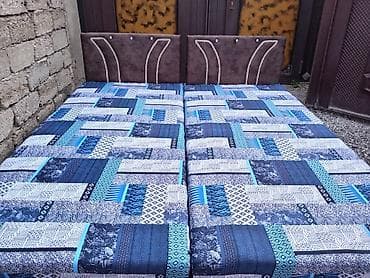 Təzə çarpayılar. 1 nəfərlik çarpayılar 60. 2 nəfərlik taxt 110 manat