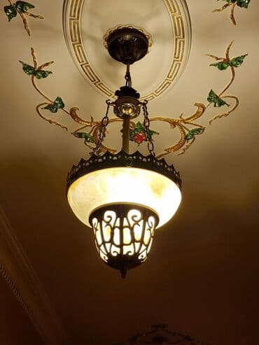 reklam işıqları: Çılçıraq, 1 lampa, Metal — 1