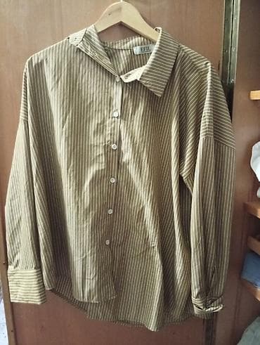 EFIL brendinin zolaqlı köynəyi - Model: klassik düyməli köynək -