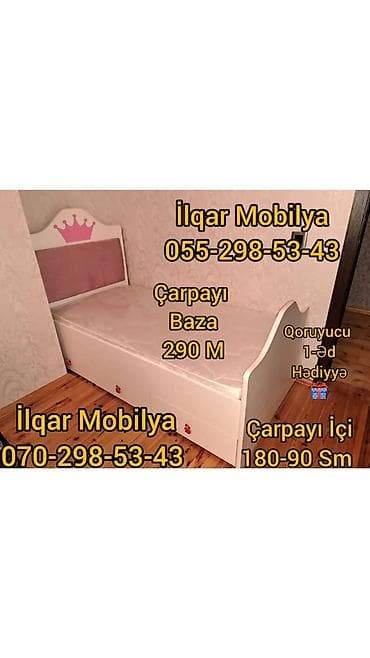 ucuz krafat: Oğlan üçün, Yeni, Çarpayı, Bazasız, Matrassız, Siyirməsiz — 6