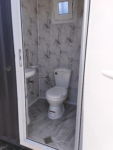 Metal karkaslı, sendviç tipli mobil sanitar blok (3 bölməli) 360 — 3