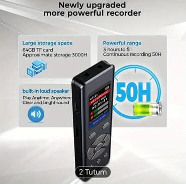 tp link archer: Cappsu Digital Voice Recorder – səs yazma qurğusu Əsas xüsusiyyətlər — 7