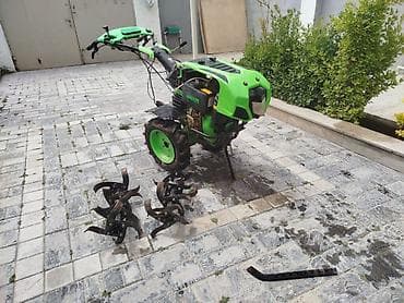 karbirator 05: Aqro mini traktor/kultivator – güclü motoblok - Rəng: yaşıl - Dizel — 1
