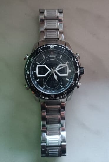 Ножи: Б/у, Наручные часы, NaviForce, цвет - Серебристый — 1