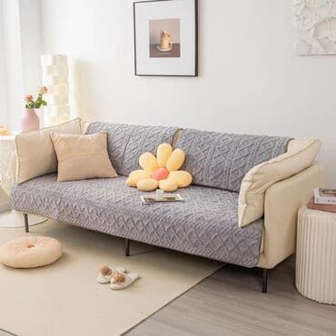 Seplər: Divan üçün Yeni rəng - Boz Yataq örtüyü, Ödənişli çatdırılma — 7