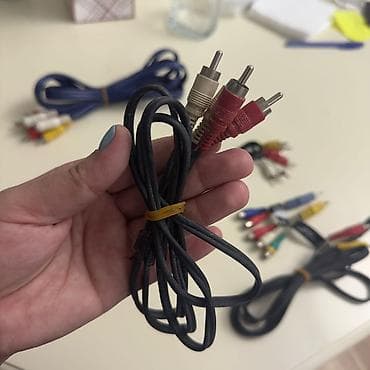 iphone 7 aux: RCA və 3.5 mm AUX kabel dəsti Məhsul təsviri: - Müxtəlif uzunluqlarda — 7