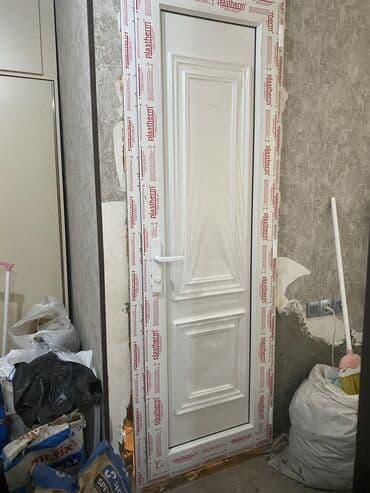 qapi ve pencere: Yeni Plastik qapı 90x220 sm Üzlük ilə, Ödənişli quraşdırma, Ünvandan götürmə, Ödənişli çatdırılma — 8