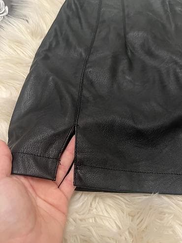 qisa etek: Mini Ətək, Terranova, Dəri, XS — 2