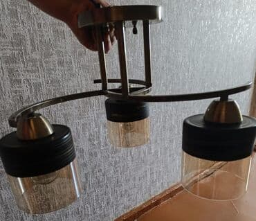 tavanlar: Çılçıraq, 3 lampa, Metal — 1