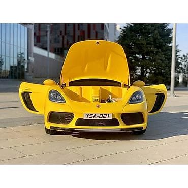 Uşaq üçün elektrik maşınları: Uşaq avtomobili Porsche Möhtəşəm rəngi ilə ilk görüşdə özünə aşiq edən — 2