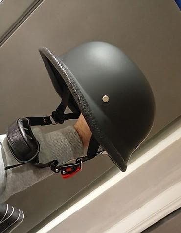 maşin al: Təzə yeni Retro üslublu motosiklet dəbilqəsi + eynək dəsti (şlem — 5