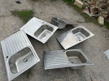 can əti harda olur: Düzbucaqlı Mətbəx çanağı, Şkafsız, Paslanmaz polad — 3