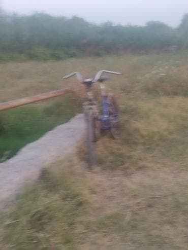 cube velo: Şəhər/ kənd gəzintiləri üçün sadə velosiped - Rəng: mavi gövdə, qara — 4