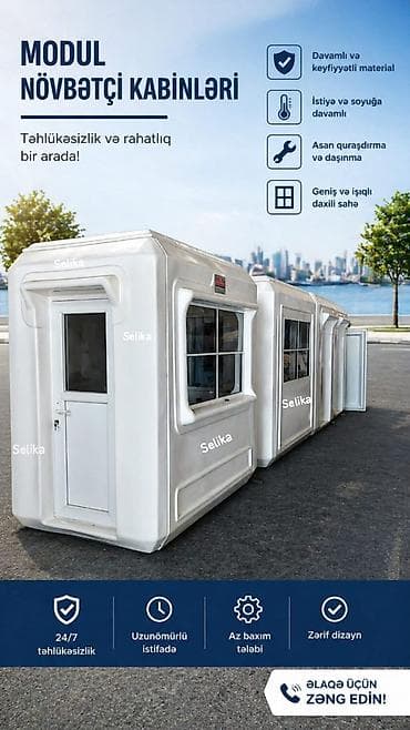 çəki daşı: Modul Növbətçi Kabinləri – təhlükəsizlik və rahatlıq bir arada Məhsul — 3