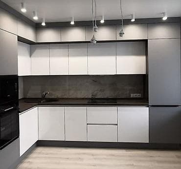 xonca şirniyyat evi fotolar: Sifarişlə mətbəx dəsti, Özü çəkən petlələr, MDF, Kredit yoxdur — 3