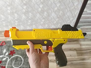 Ovçuluq və balıqçılıq: Oyuncaq dəstləri: Nerf Fortnite tapançası -15 azn və mini bilyard masa — 3