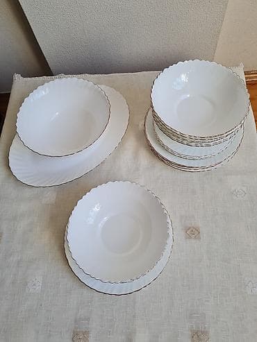 ag guller: Nahar dəsti, rəng - Ağ, 6 nəfərlik, Türkiyə — 4