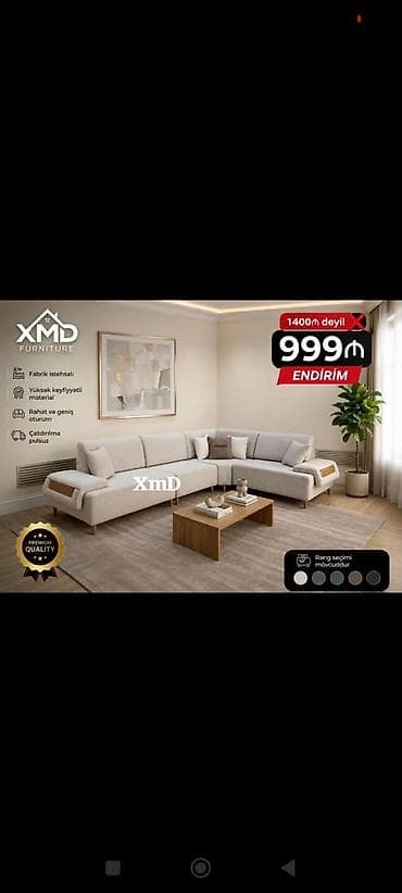 ucuz künc divanları: XMD Furniture künc divan dəsti - Fabrik istehsalı - Yüksək — 1