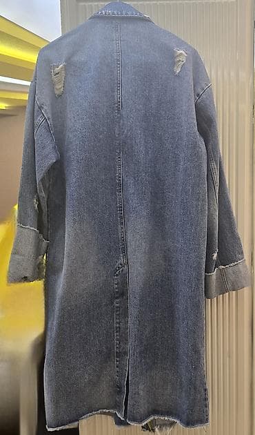 oryental geyimi: Palto, Zara, M, rəng - Göy — 2