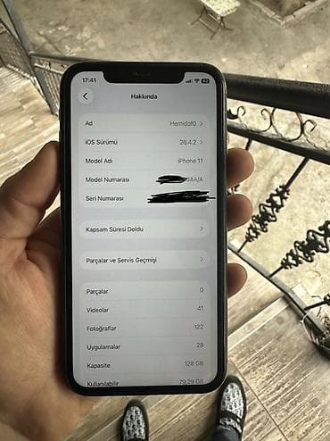samsung a22 ikinci el: IPhone 11, 128 GB, Qara, Face ID — 8