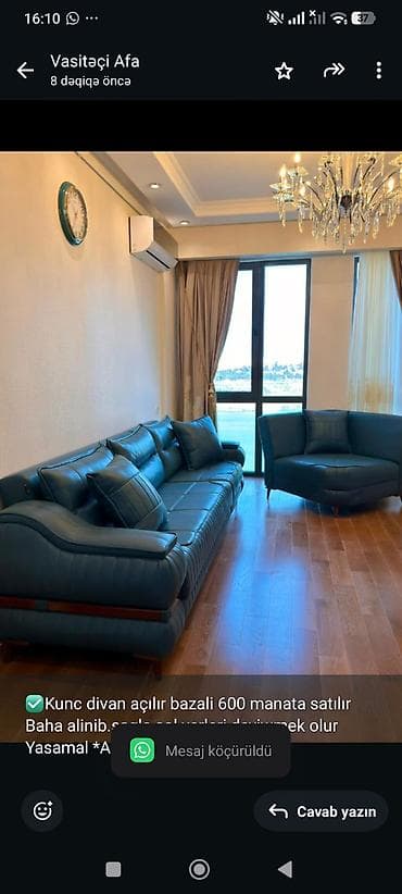 divan satisi: ✅Kunc divan açılır bazali 600 manata satılır Baha alinib.sagla sol — 1