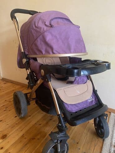 Araba-beşiklər: Klassik gəzinti arabası, İşlənmiş, Cins: Qız, Yaş: 30 ay, Ünvandan götürmə — 2