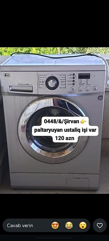ремонт iphone: Şirvan – Paltaryuyan maşınlar və usta xidməti - Usta xidməti — 1