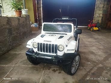 uşaq ucun makasin: Uşaq üçün elektrikli maşın – Jeep tərzli, ağ rəng iki nəfərlikdi pultu — 6