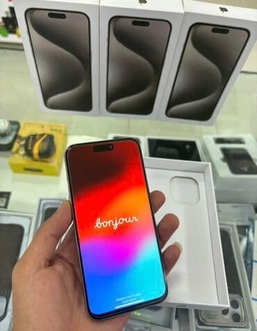 i̇phone dubai: IPhone 15 Pro, 128 GB, Natural Titanium, Face ID — 4