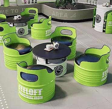 mebillər: Yumru masa, Eyvan üçün, Açılmayan, Zəmanətsiz — 4