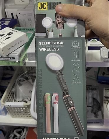 JC-18U Selfie Stick – simsiz, canlı yayım və kontent yaratmaq üçün