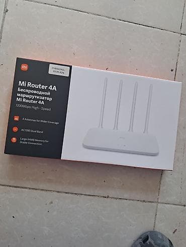 Mi Router 4A – yüksək sürətli iki zolaqlı (AC1200) Wi‑Fi