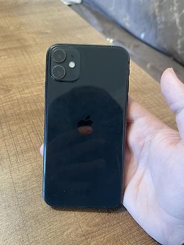 1 saat limitsiz internet: IPhone 11, 128 GB, Qara, Face ID — 1