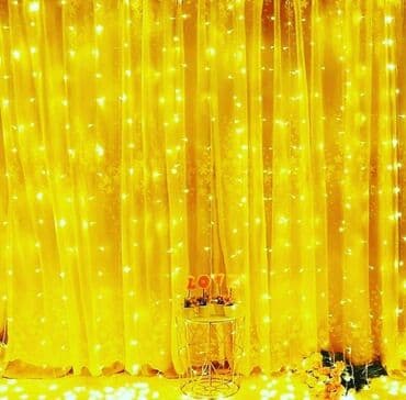Электрические гирлянды: Yağış işıqlar Hem çölde hem içeride istifade etmek olur Uzunluq — 1