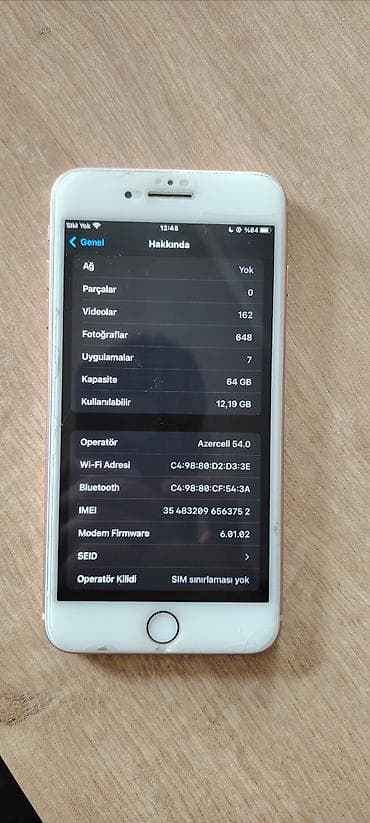 goruntu kamerası: IPhone 8 Plus, Ağ, Barmaq izi — 5